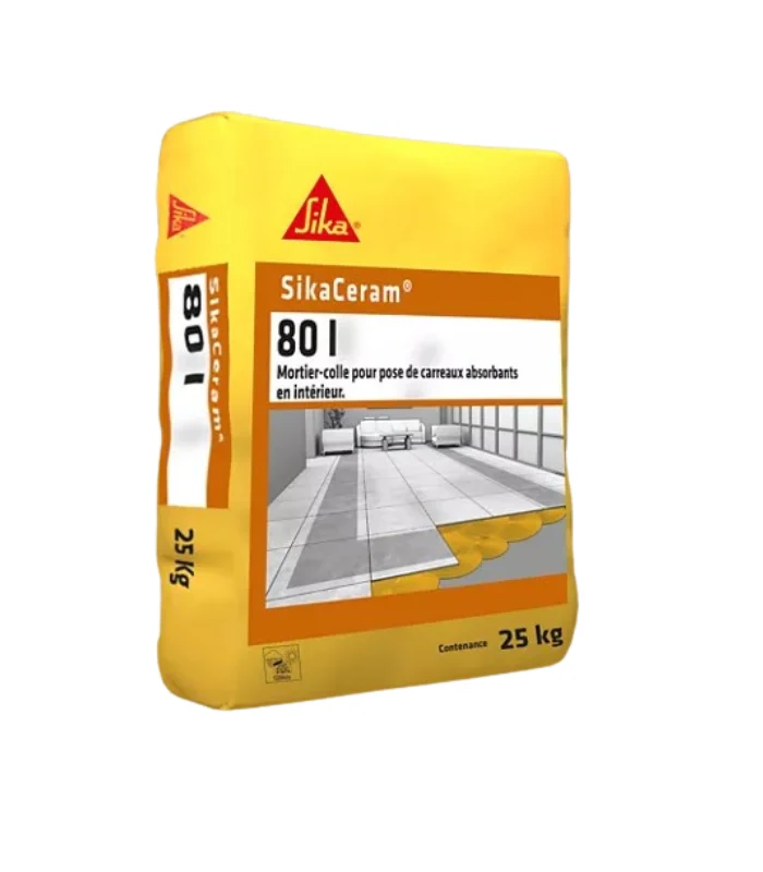 Sikaceram 80 gris de 25 kg