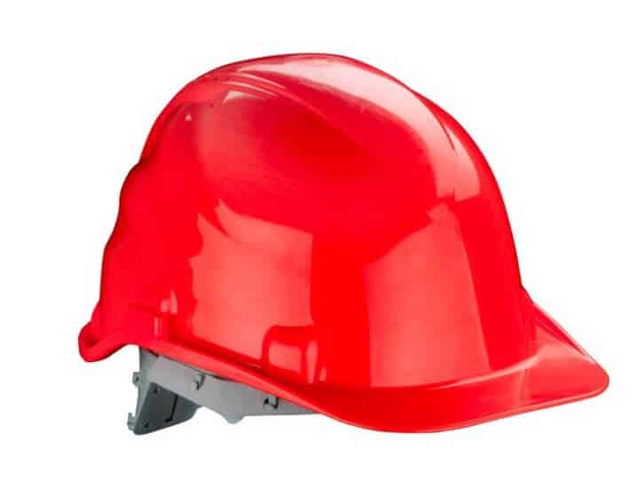 Casque de protection gardien rouge