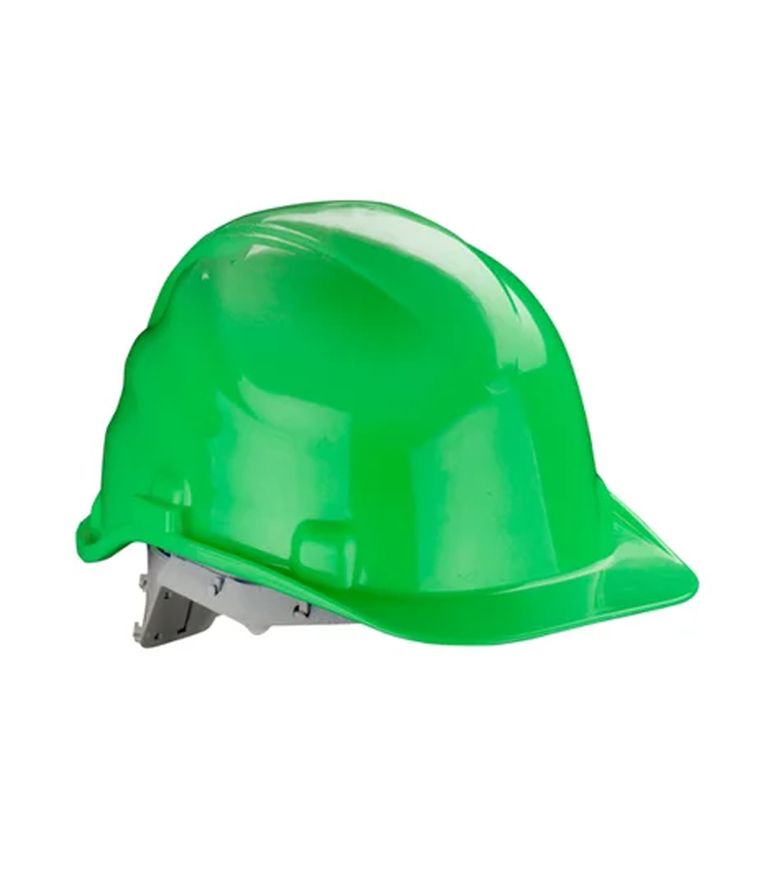 Casque de protection gardien vert
