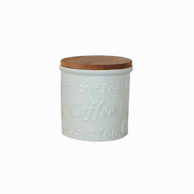 Bocal à condiments en porcelaine