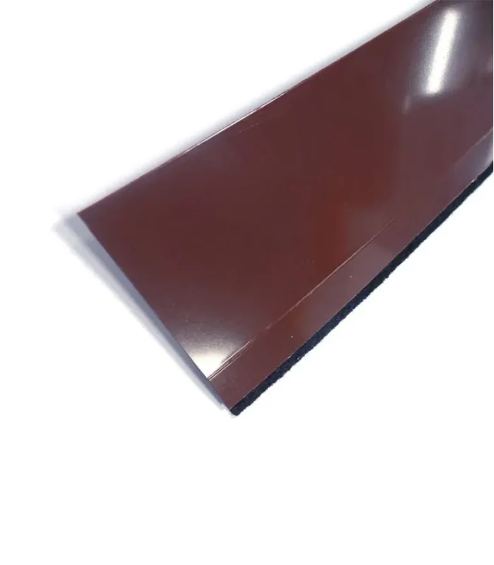 Bas de porte en feutre flexible marron 1 M