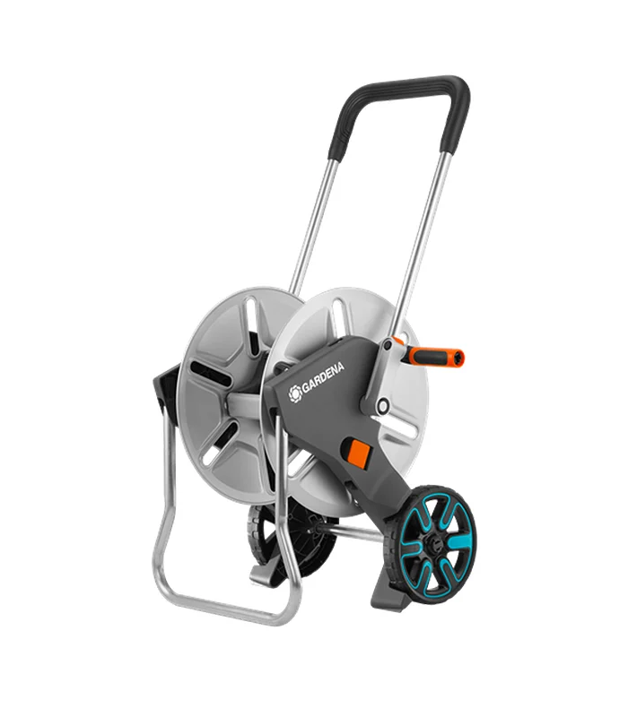 Dévidoir Gardena Sans Fléxible Sur Roues Metal