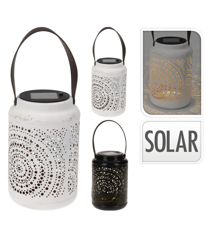 Lanterne Solaire En Métal 20Cm