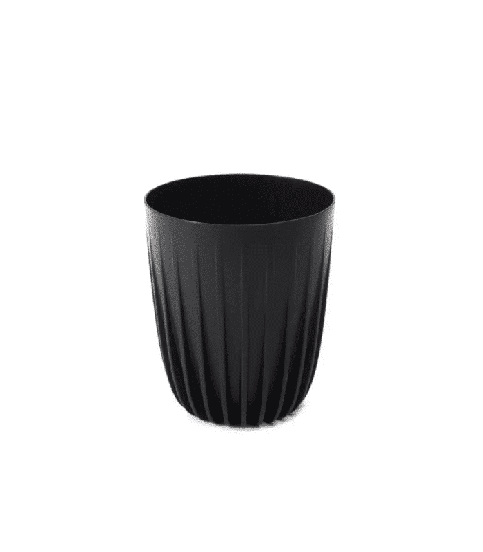 Pot De Fleur Mira Eco Recycled 300 Mm Noir