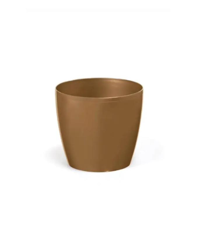 Pot De Fleur Magnolia 21 Cm Or Métallique