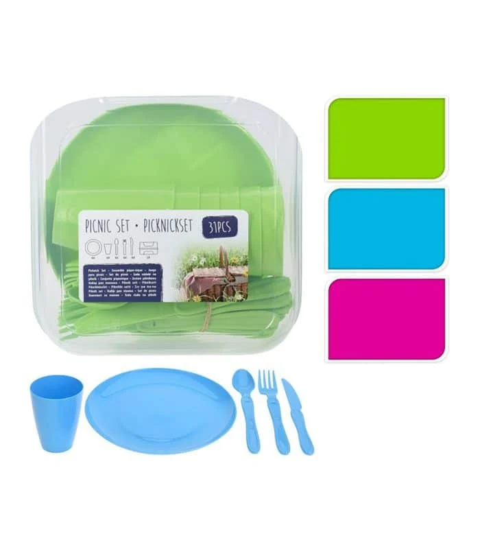 Set Picnick Pp 31Pces 3Ass