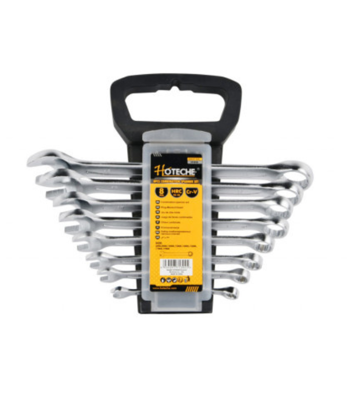 Set de 8 clés mixte 6-19mm 8 pièces