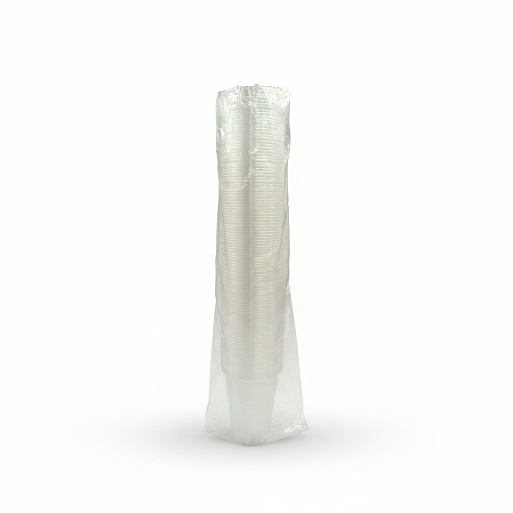 100 Gobelets en Plastique Transp.180cc Igor