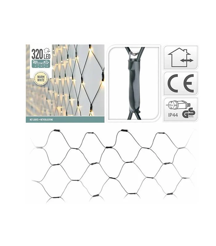 Guirlande lumineuse de noël connectable – 320 led