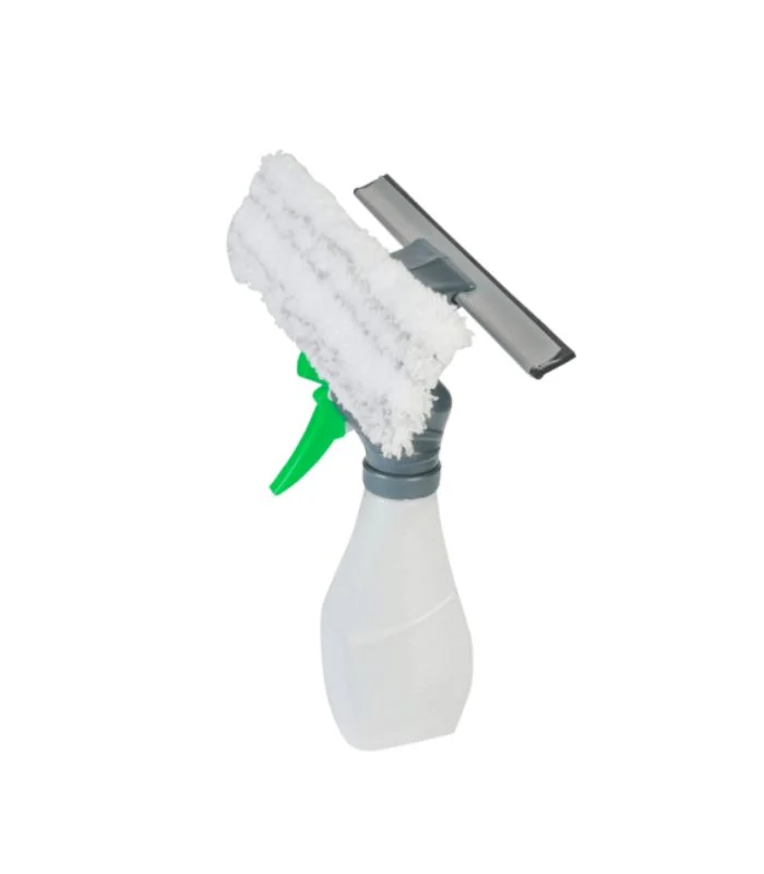 Raclette Lave-Vitre Spray 210 Ml Microfibre Tout-En-1