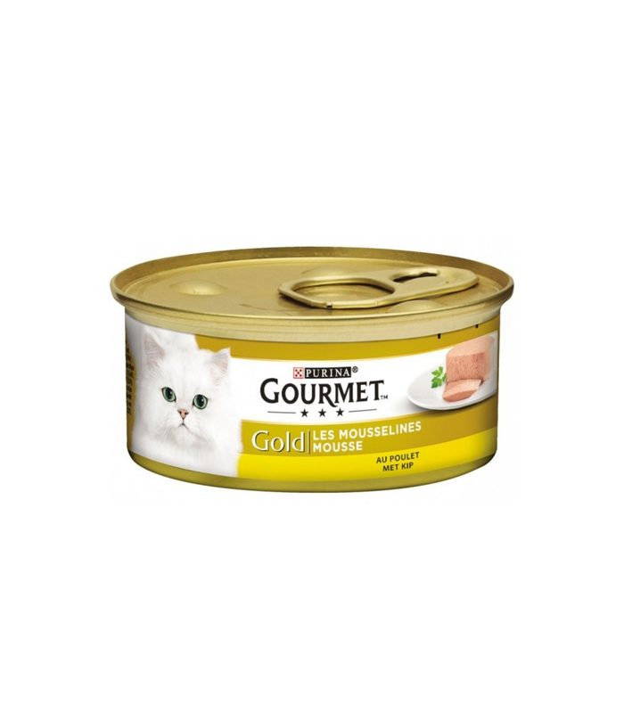 Pat Chat Gourmet Mousselines Au Poulet 85G
