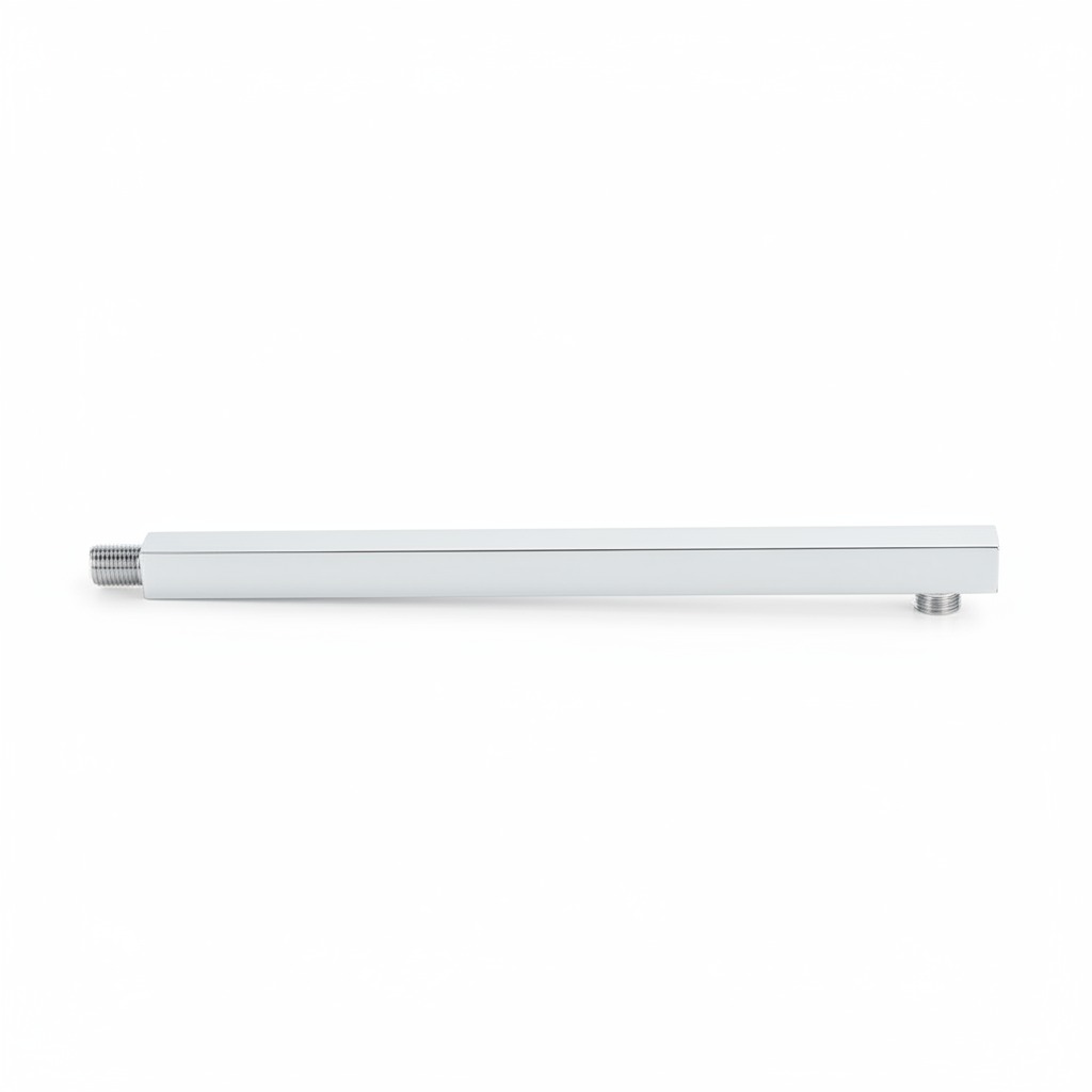 Bras De Douche Carre Chrome 40Cm Ds-5210
