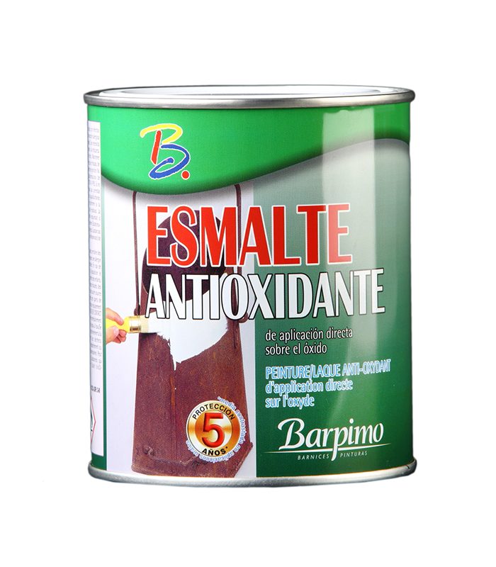 Peinture-Laque Antirouille Noire Brillante
