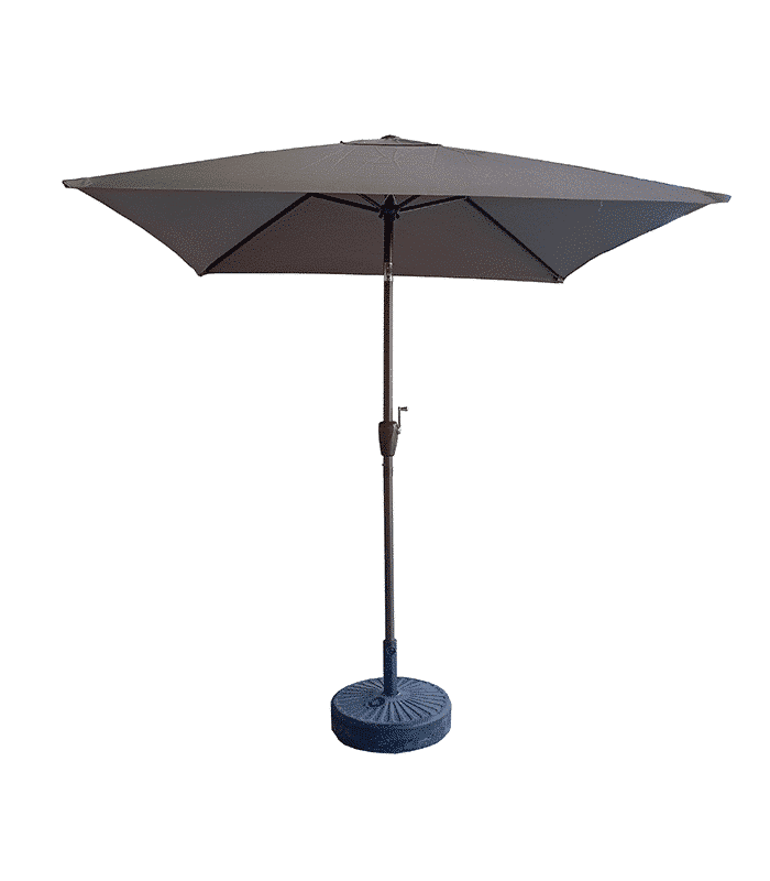 Parasol De Jardin 2X2M Struct Marron Choco