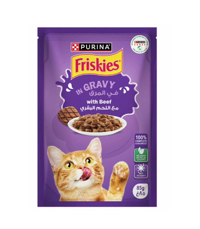 Pochon Friskies Purina pour chat au poulet 85 g
