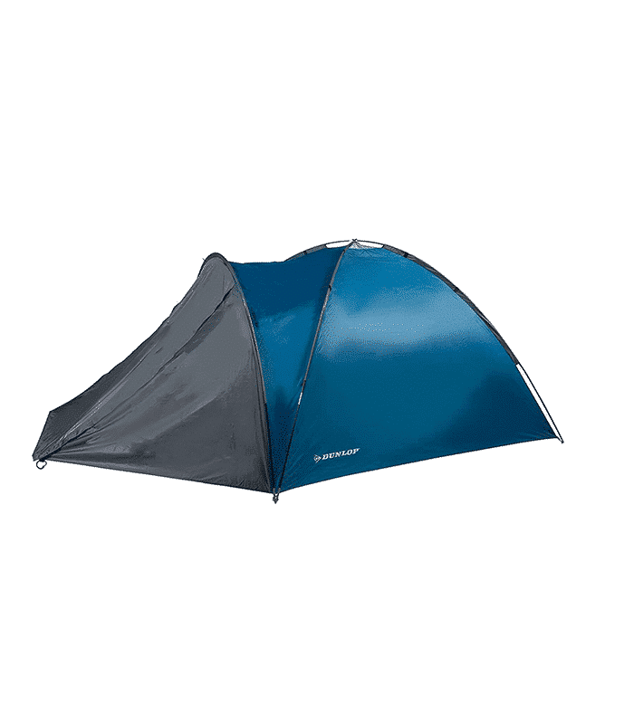 Tente Pour 2 À 4 Personnes Bleu/Gris