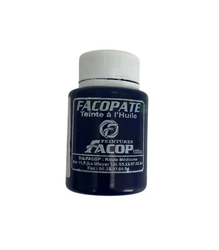 Teinte Facopate Huile Bleu 100Cc