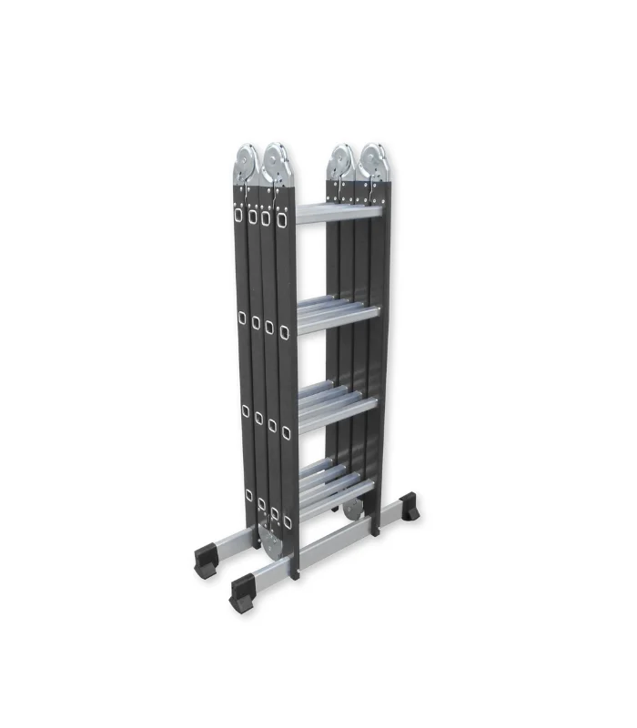 Échelle pliante articulée en aluminium cadre en acier 4×4