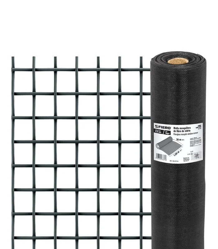 Moustiquaire En Fibre 1,5 M De Verre Noire