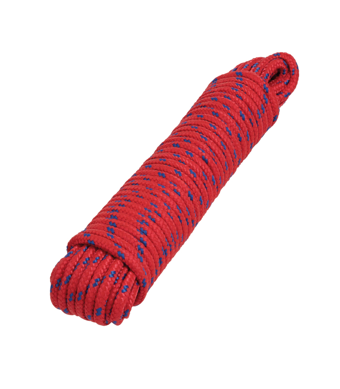 Corde Tressée 6Mm X 15M En Polypropylène Rouge