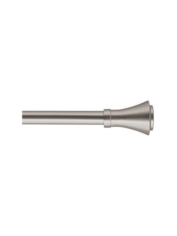 Kit extensible 210‑380 cm ø19cm embout brasserie finial argent