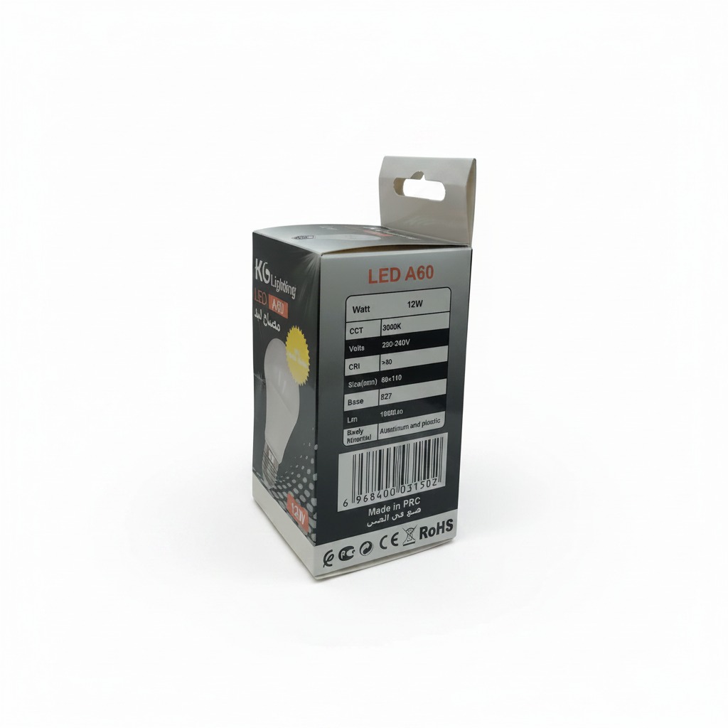 Lampe Led A60 E27 12w Alum 3000k Kg