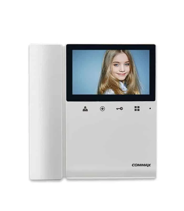 Moniteur vidéophone avec écran lcd 4,3″ blanc