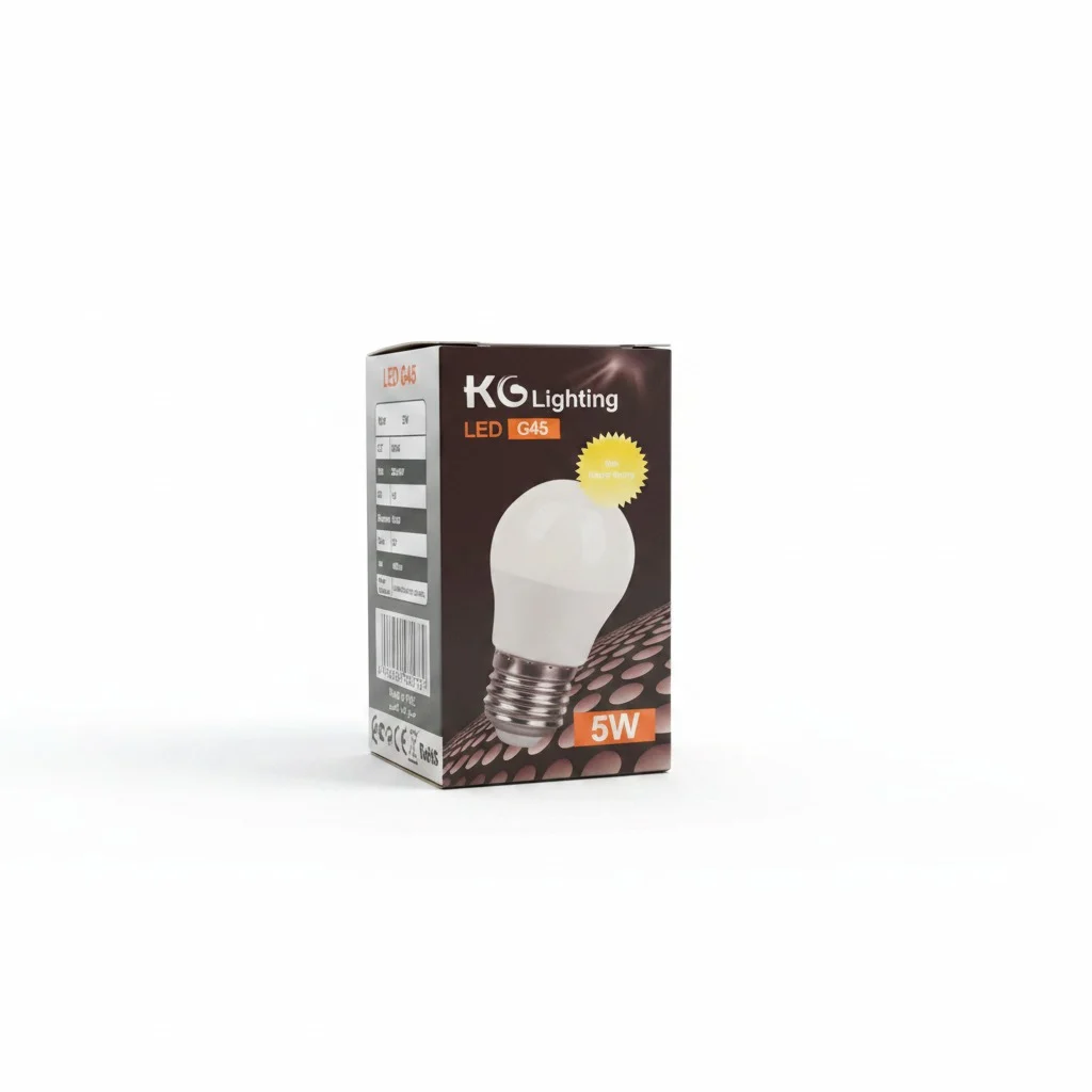 Lampe Led Spherique G45 E27 5w 3000k Kg