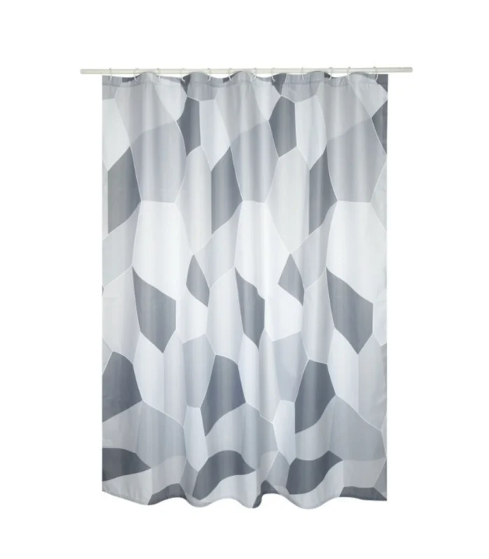Rideau De Douche En Polyester 180X200 Cm Origami