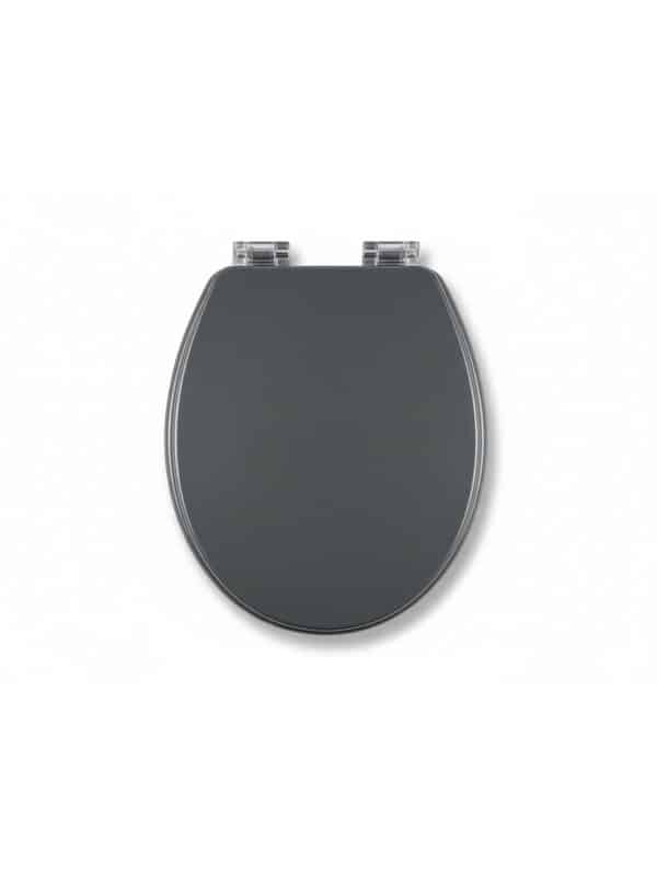 Abattant Wc Mdf Gris Clair Brillant 18 Pouces