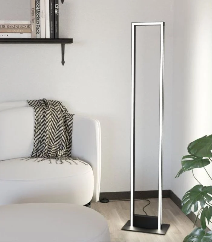 Lampadaire SALVILANAS-Z 130,5x20x3,5 cm noir