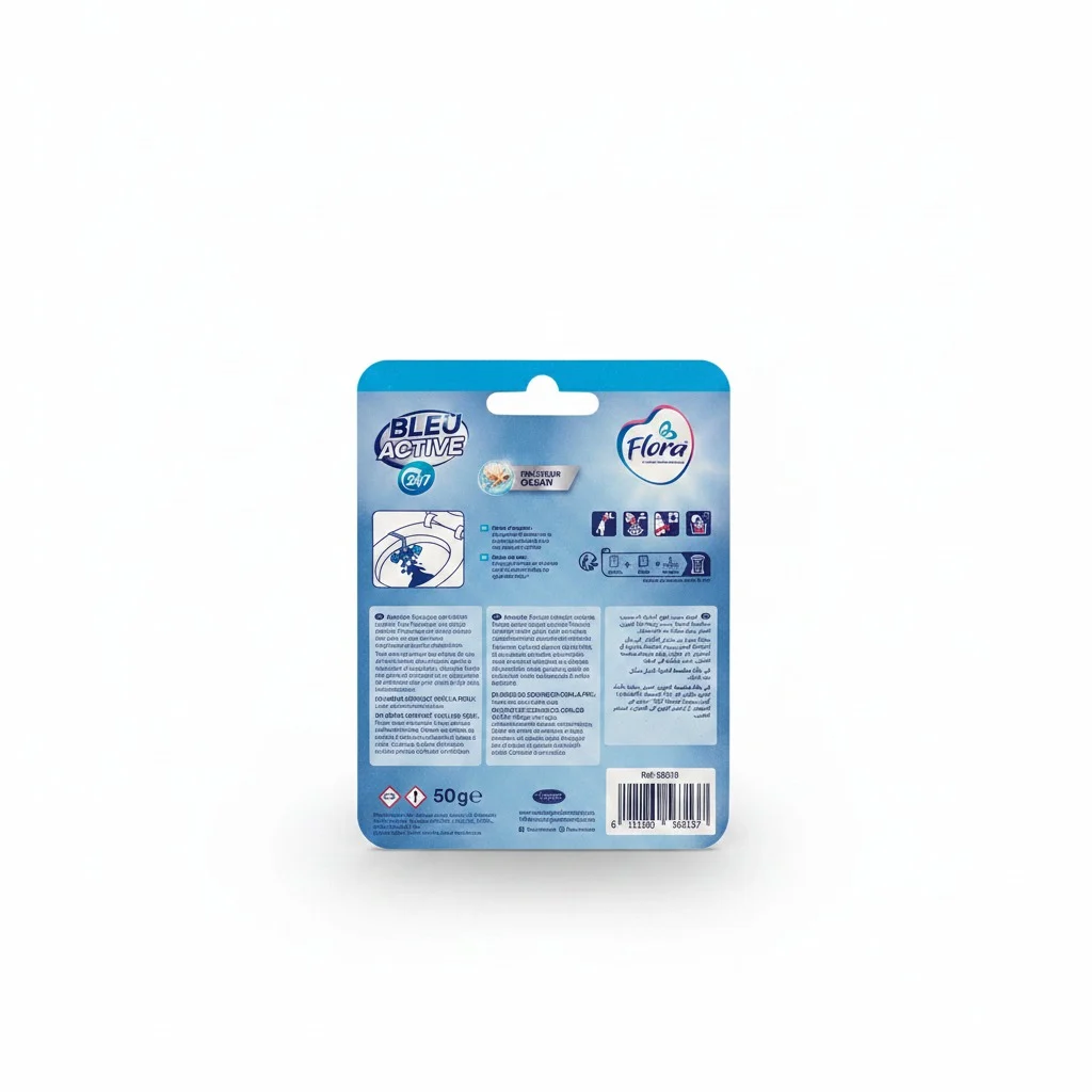 Bloc Wc Eau Bleue Parfum Ocean Flora