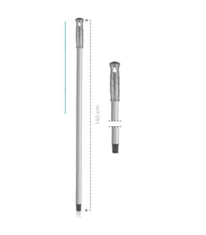 Manche de brosse épais peint 140 cm