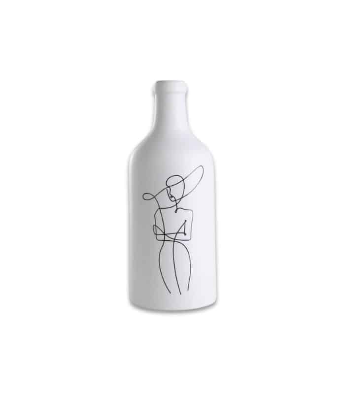 Vase en céramique Blanc 30×13 cm