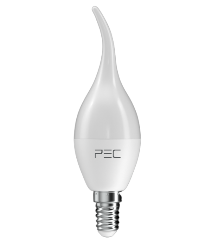 Lampe LED flamme opaque E14 5W 2700K