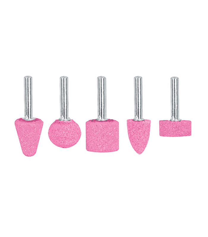 Set de 5 pierres à meulé 6,5 mm usage général
