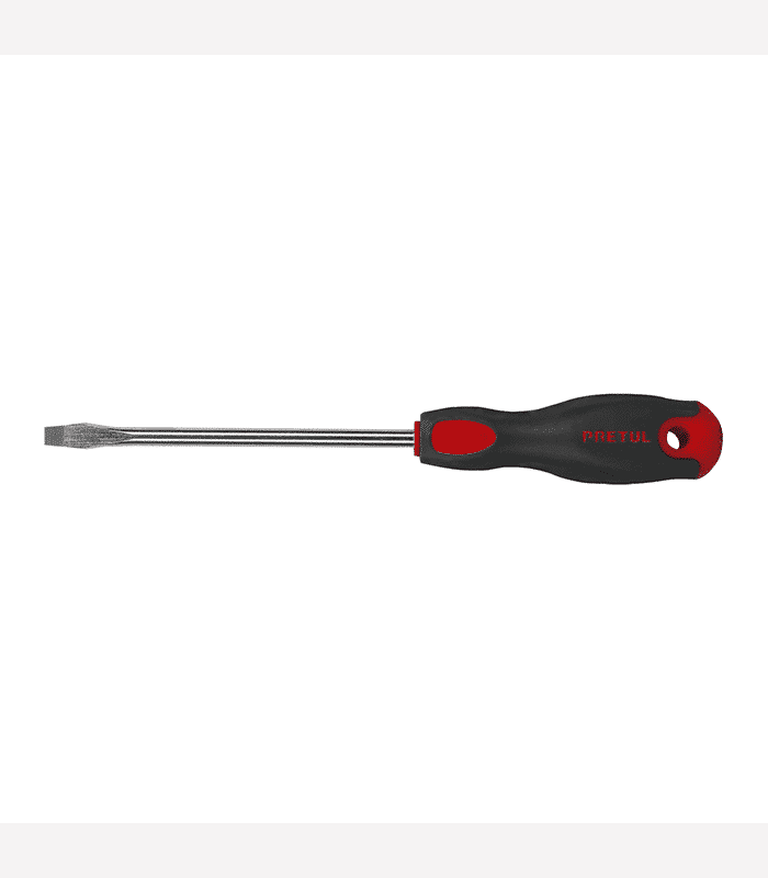 Tournevis plat 8 x 200 mm avec manche comfort