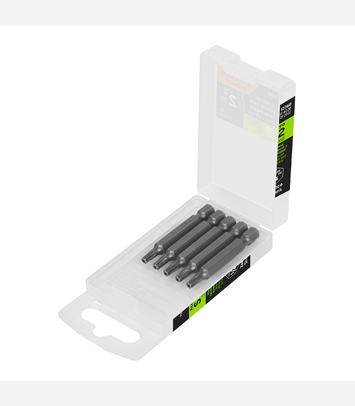 Set de 5 embouts torx T20 6,5×50 mm
