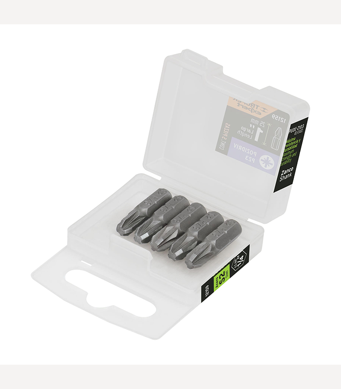 Set de 5 embouts de vissage PZ3 6,5×25 mm