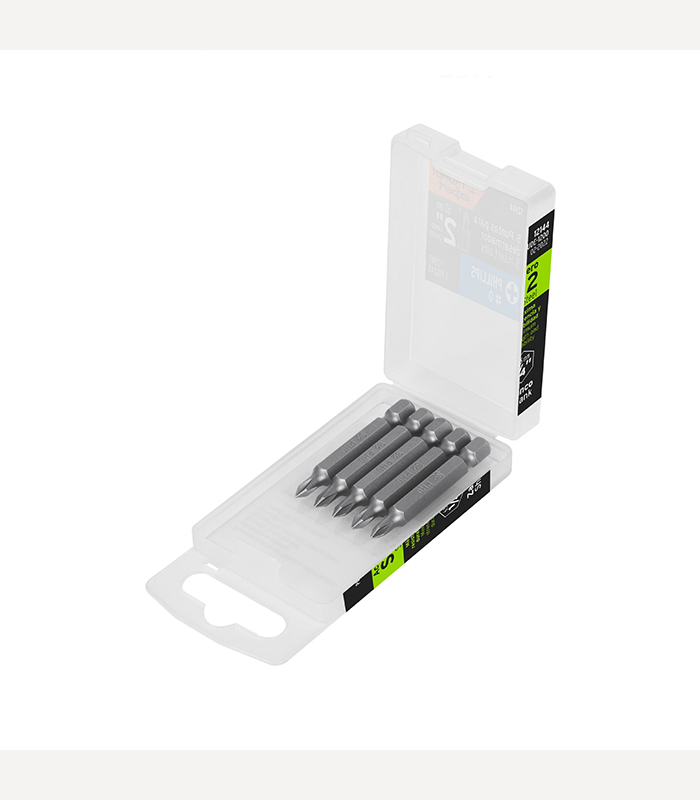 Set de 5 embouts de vissage PH0 6,5×50 mm