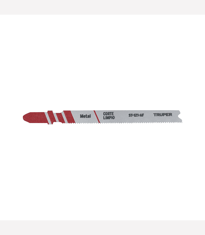 Set de 5 lames scie sauteuse 90 mm pour metal tige bim 21 DPI