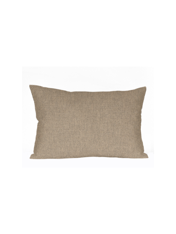 Coussin rempli de fibre 30x50cm beige ficelle