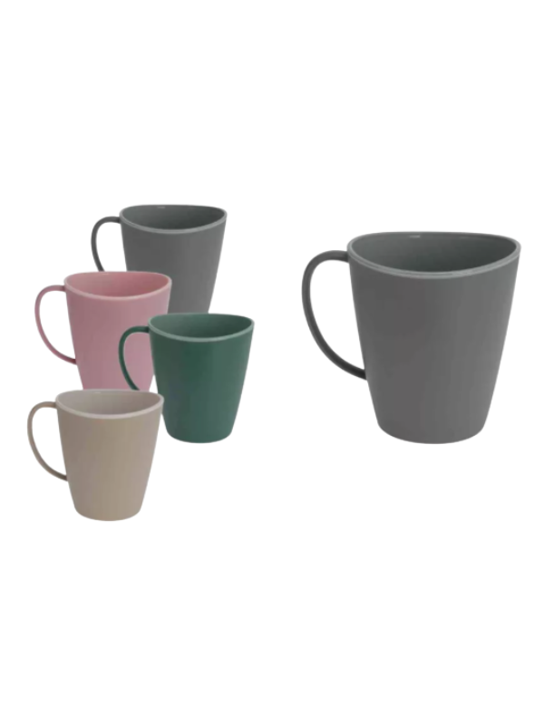 Mug En Plastique Bicolore 350Ml