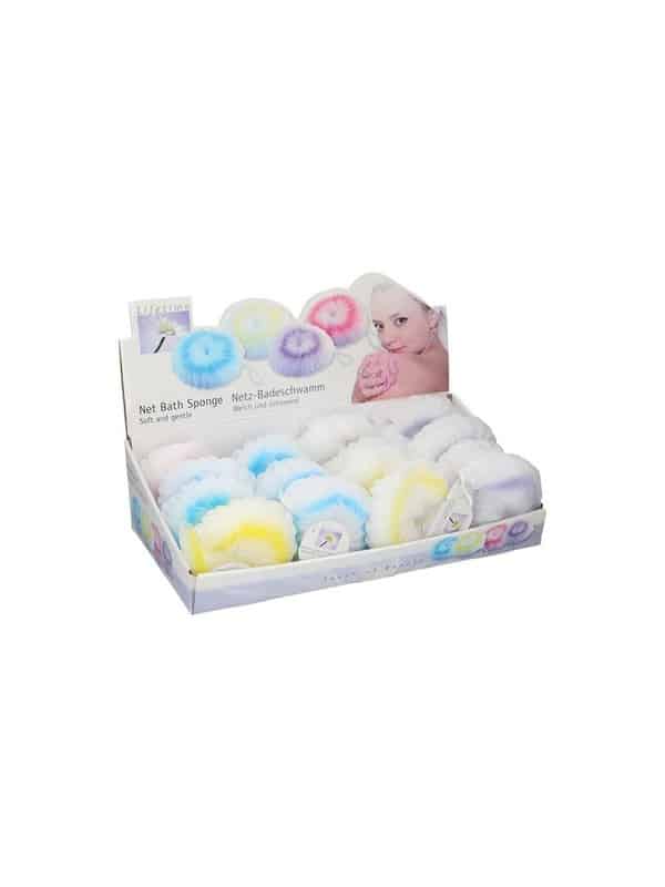 Eponge Fleur De Bain 50Gr 4Ass