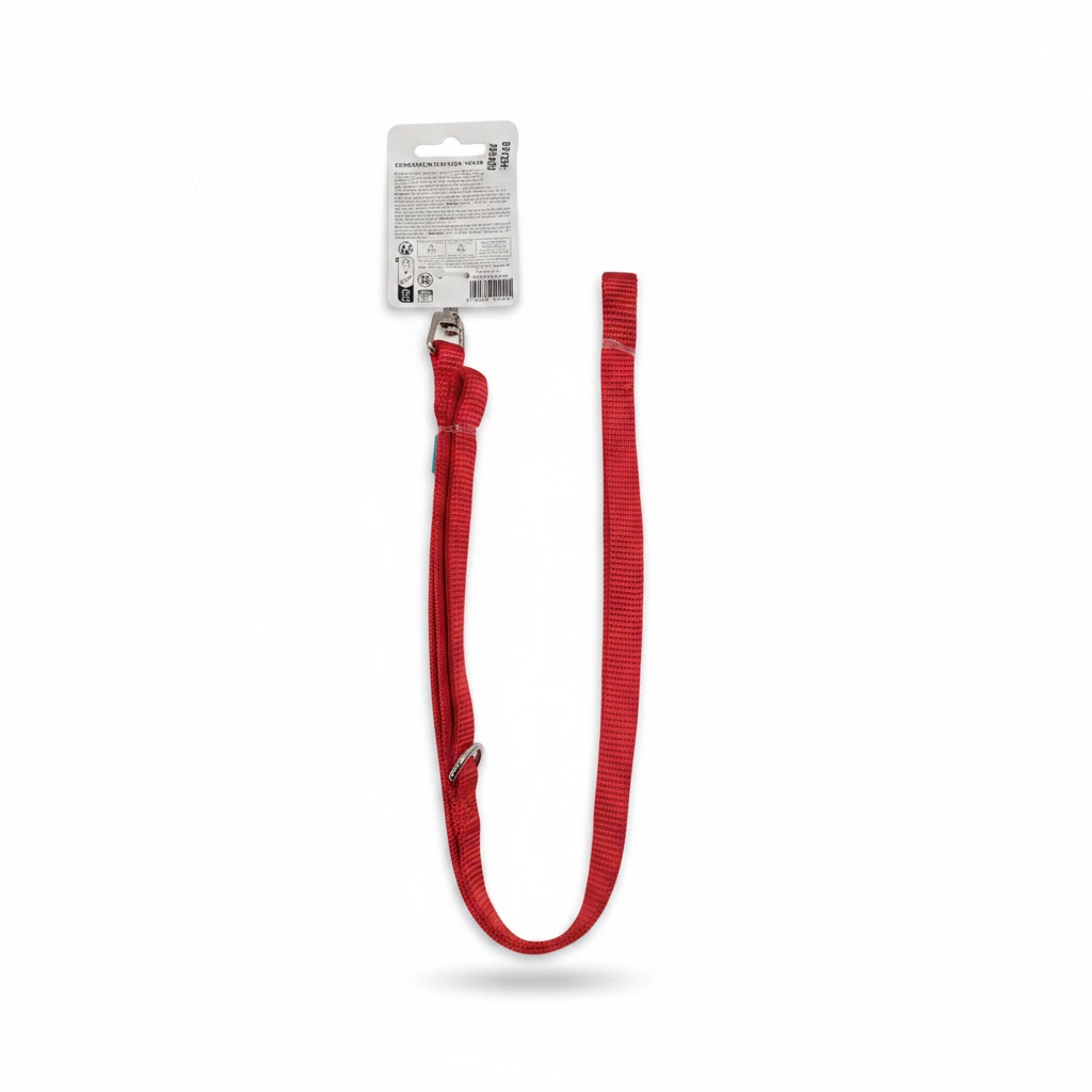 Laisse en Nylon Rouge Xs-S 120x1,5 Cm
