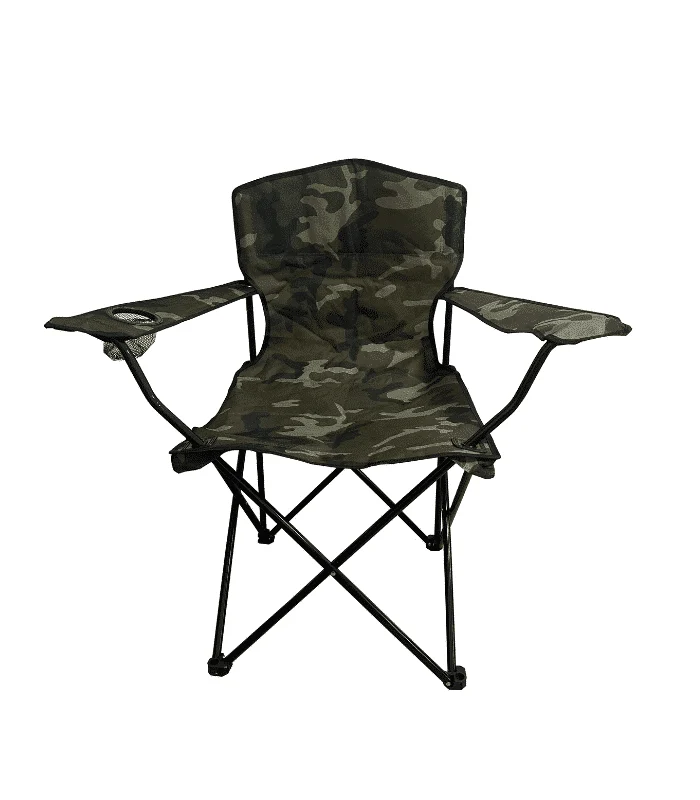Chaise Camping Pliante Vert Avec Porte Bouteille