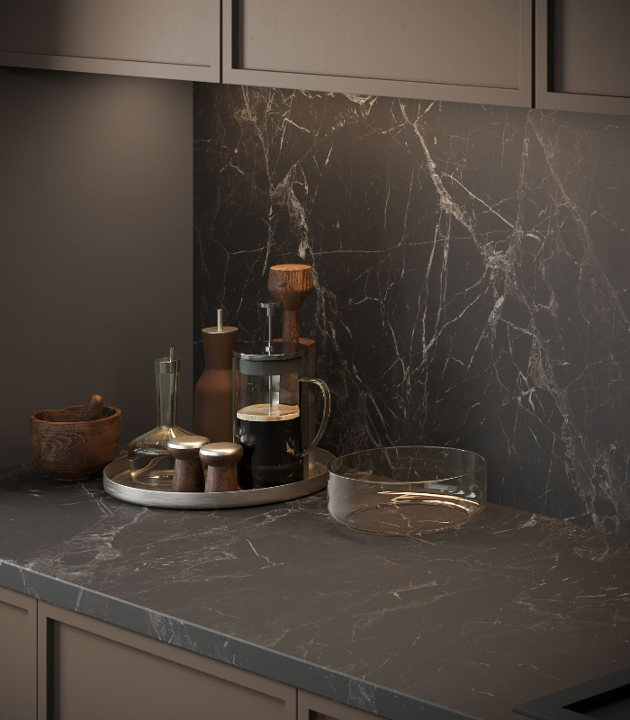 Plan de travail MARBLE 38x635x3038 mm structure