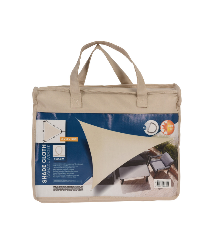 Toile D’Ombrage 3X3X3M Crème