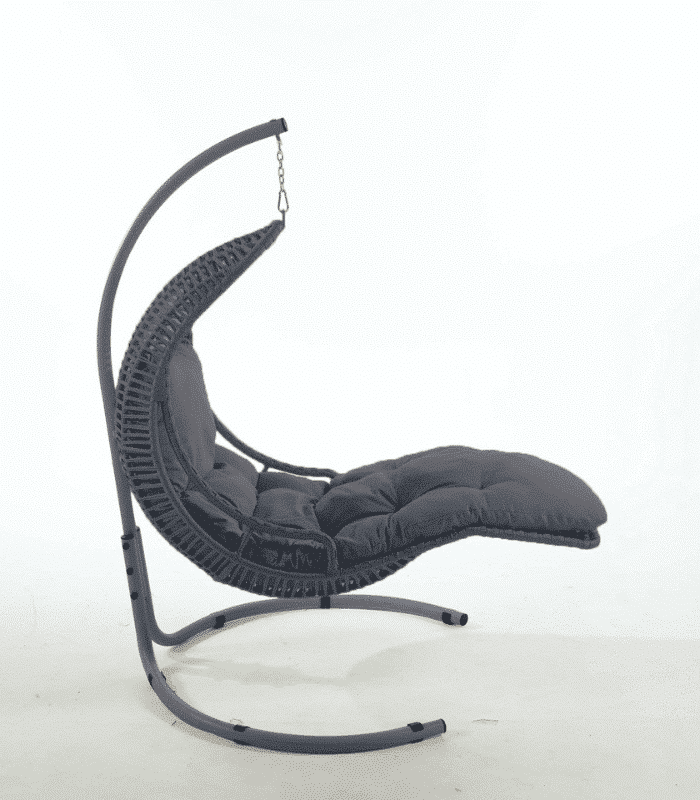 Lit suspendu anthracite structure anthracite