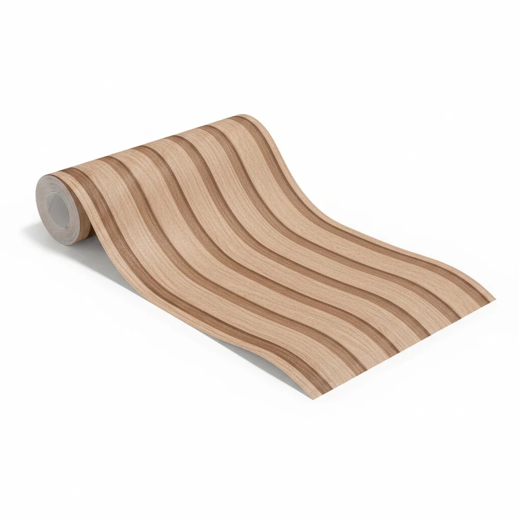 Papier Peint Bardage Marron/Marron 1.06 M